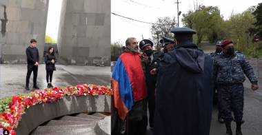 Միհրան Ծառուկյանին ու Արփի Գաբրիելյանին կարելի է ծաղիկ դնել, հարազատներին ո՞չ (Տեսանյութ)