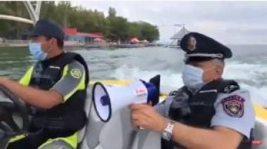 Ոստիկանության արտակարգ ծառայությունը Սևանա լճում և ափամերձ հատվածներում