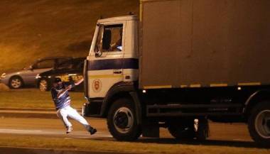 Բելառուսում ոստիկանական ավտոմեքենան վրաերթի է ենթարկել ցուցարարին