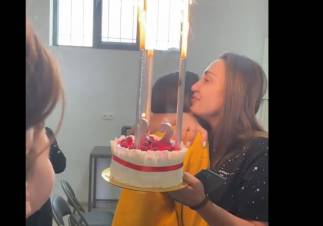 Հռիփսիմե Հակոբյանն ու Մարտին Մկրտչյանը շնորհավորել են իրենց տանը հյուրընկալված արցախցի աղջկա ծնունդը