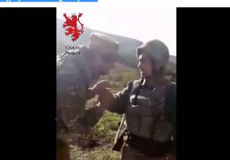 Հոր եւ որդու հանդիպումն առաջնագծում