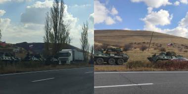 Ռուսական զորքը՝ Երևան-Սևան մայրուղում