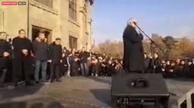 Ընդդիմության հանրահավաքն Ազատության հրապարակում . Վազգեն Մանուկյանի ելույթը