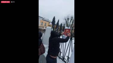 Ակցիա՝ ՌԴ-ում ՀՀ դեսպանատան դիմաց