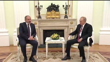 Նիկոլ Փաշինյանի հանդիպումը Վլադիմիր Պուտինի հետ