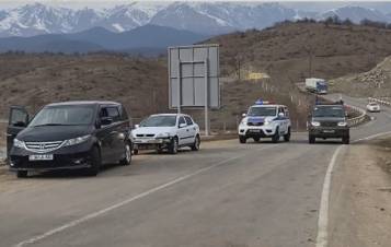 Ռուս խաղաղապահներին ուղղված ակցիա՝ Ստեփանակերտ- Վարդենիս ճանապարհի ապաշրջափակման պահանջով