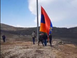  Շուռնուխում հանդիսավոր կերպով բարձրացվում է 30 մետրանոց հայկական դրոշը