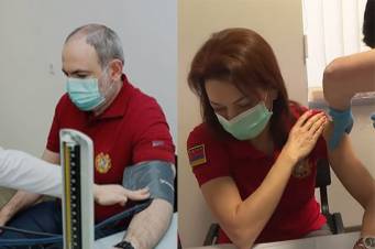 Նիկոլ Փաշինյանն ու Աննա Հակոբյանը պատվաստավել են կորոնավիրուսի դեմ