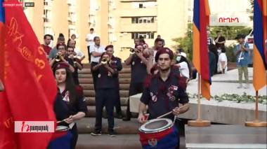 «Հայաստան» դաշինքի հավաքը Արամ Մանուկյանի արձանի մոտ. Ուղիղ