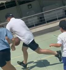 Առավոտը թոռնիկների հետ. Ռոբերտ Քոչարյանը տեսանյութ է հրապարակել