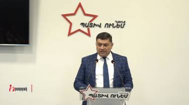 «Պատիվ ունեմ» դաշինքի ներկայացուցիչ Խաչիկ Գալստյանի ասուլիսը․ ՈՒՂԻՂ