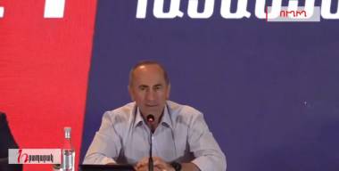 «Հայաստան» դաշինքի առաջնորդ Ռոբերտ Քոչարյանն ու դաշինքի անդամները Արագածոտնի մարզում են․ Ուղիղ