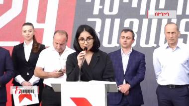 «Հայաստան» դաշինիքի հանրահավաքը՝ Աշտարակում. ՈՒՂԻՂ