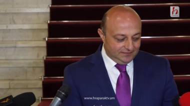 «Հայաստան» դաշինքի պատգամավոր Արթուր Սարգսյանի ճեպազրույցը՝ ուղիղ