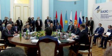 Եվրասիական միջկառավարական խորհրդի նեղ կազմով նիստը՝ Երեւանում
