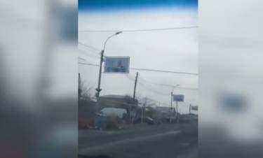 ՔՊ-ի թեկնածուն իր պաստառը փակցրել է ամբողջ Մասիսով