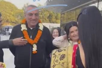 Սամվել Ալեքսանյանը ընտանիքի հետ Հնդկաստանում է