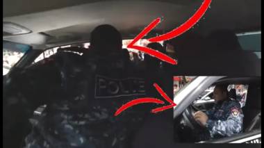 Ոստիկանության կողմից ապօրինի բիրտ ուժ կիրառելու կադրեր