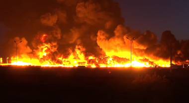 Խոշոր հրդեհ է բռնկվել Ադրբեջանում