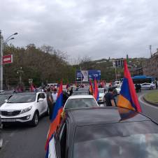 Իրազեկման ավտոերթ Երևանի փողոցներում. ուղիղ