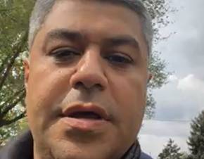 Արթուր Վանեցյանը իր համակիրների հետ երթով գնում է դեպի Ֆրանսիայի հրապարակ