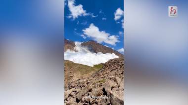 Ղրղզստանի Ջուկու կիրճում ձնահյուս է սահել զբոսաշրջիկների վրա