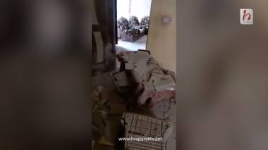 Վերիշեն գյուղում 2 հրթիռ ընկել է անմիջապես տան հարևանությամբ