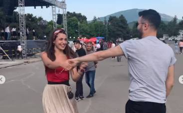 Սիրուշոյի և Անդրեի պարը՝ Արցախում